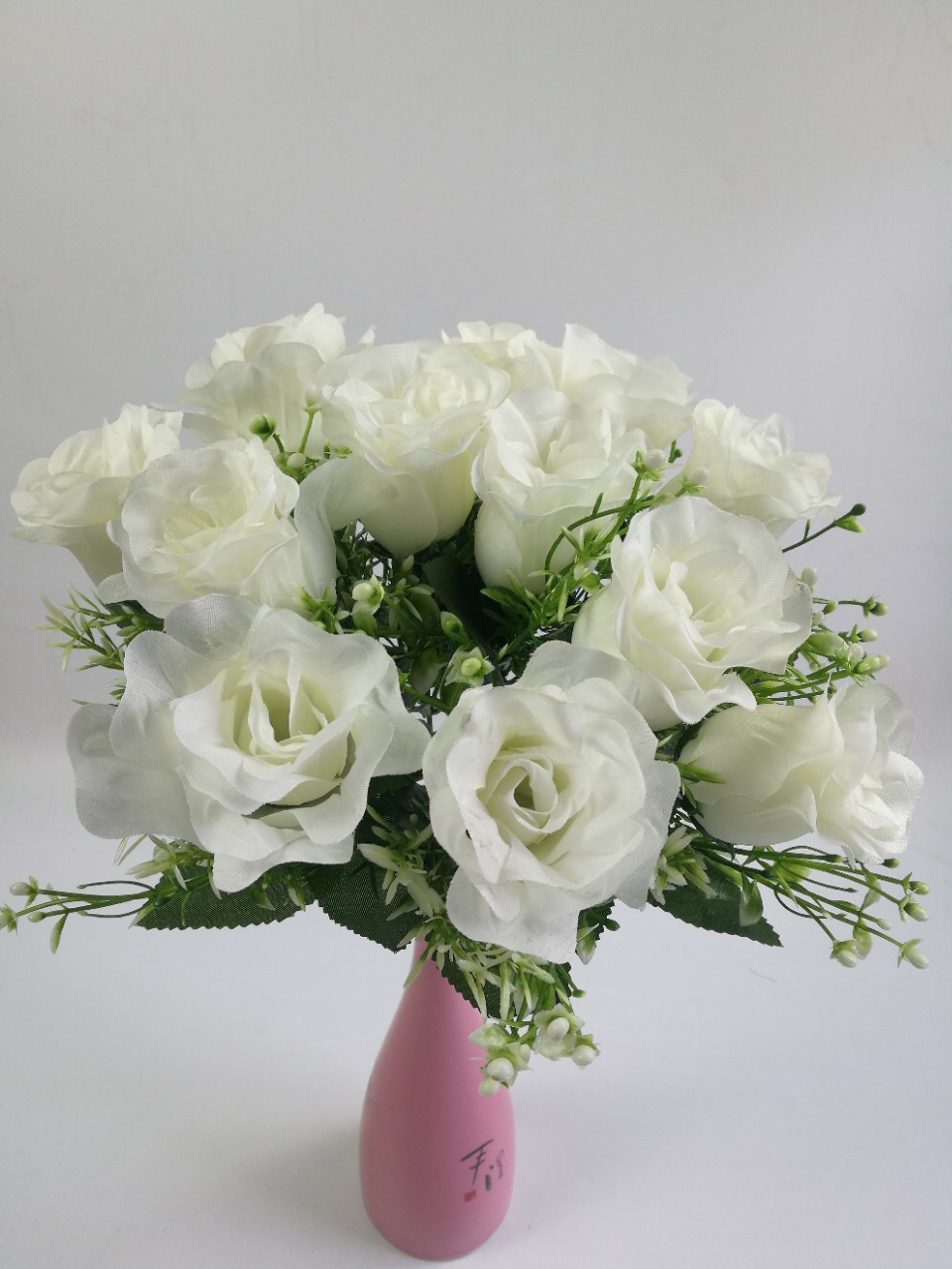 Bodas de mano 12 flores de flores de decoración de flores artificiales venta directa