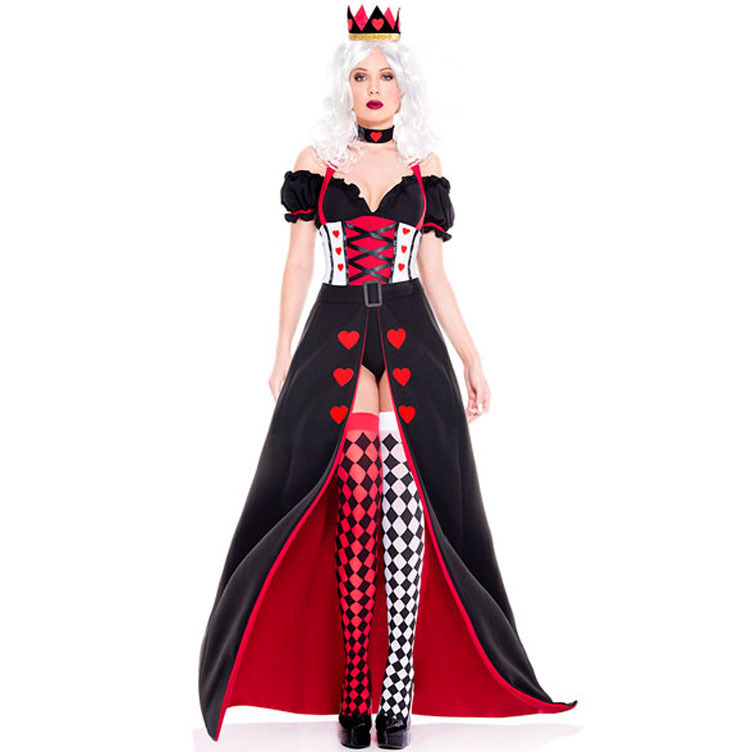 melocotón corazón reina vestido de corte cosplay nihaostyles al por mayor disfraces de halloween NSMRP79033