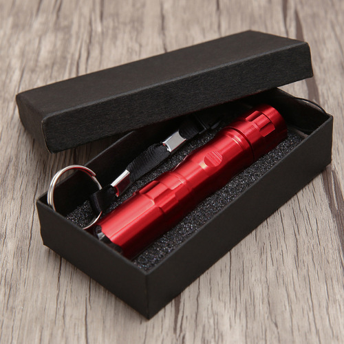 Mini LED Flashlight Ground Stool Blind Box Outdoor Torch Powerful Flashlight Gift Aluminum LOGO