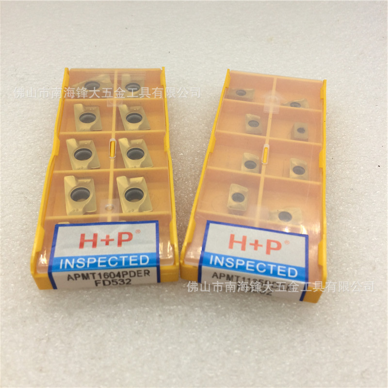 H+P铣刀片 R5圆刀粒RPMW1003MO-FD532 HRC10-35软料加工