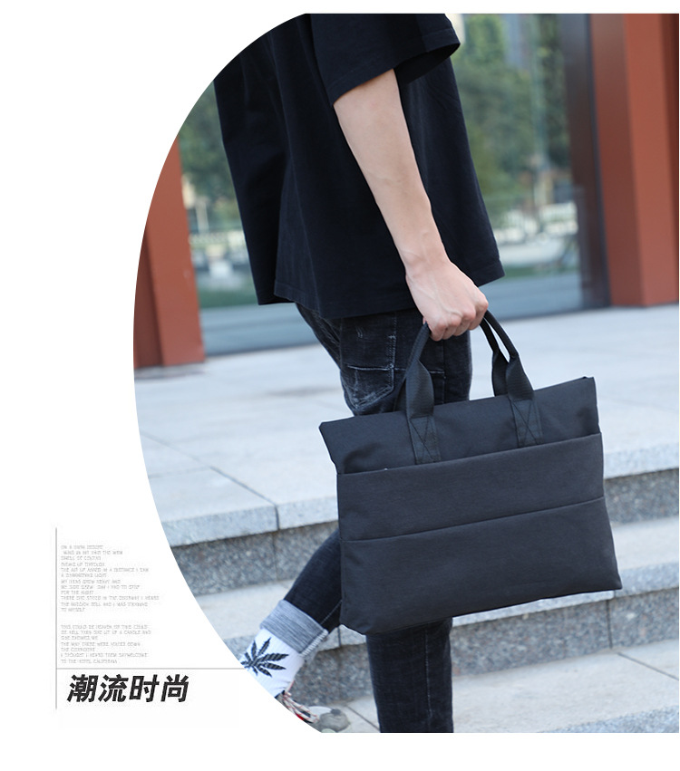 Wholesale of laptop bags with logo customization, portable inner bag, 14/15.6-inch ultra-thin briefcase for men undefined