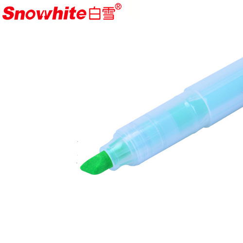 Bai Xue PB61 highlighter pen 10 colors for students light color eye protection color marker pen key marker pen multi-color pen