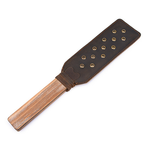 Factory-direct adult sex paddle, alternative adult gadgets, erotic toys, vintage rivet leather paddle—dropshipping available.