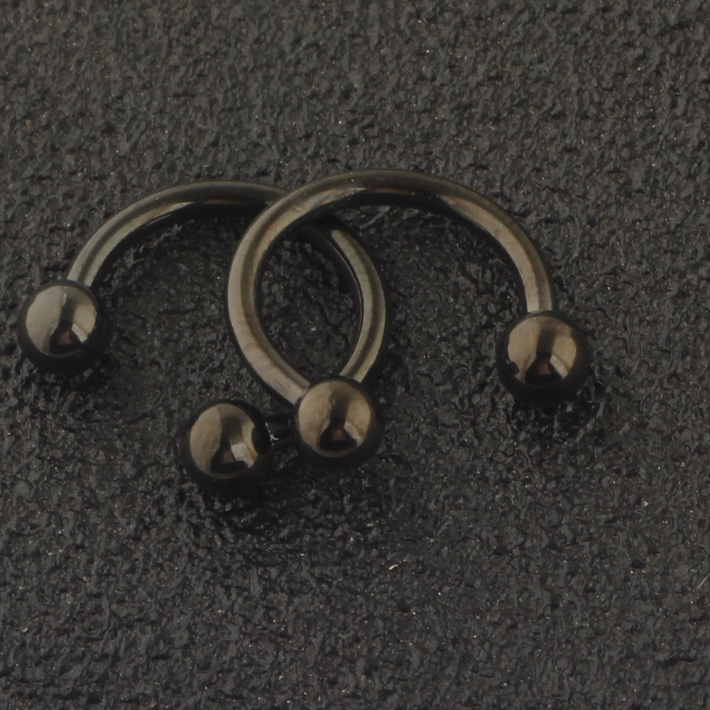 Labret piercing jewelry detail image
