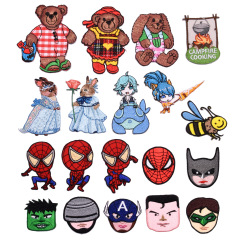 New Embroidered Fabric Patch Computer Embroidered Logo High-end Hand Burned Edge Universal Clothing Decorative Patch Customizable