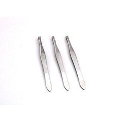 Factory-made eyebrow tweezers, stainless steel eyebrow tweezers, eyebrow shaping tools, flat and slanted-tip eyebrow clamps for plucking brows
