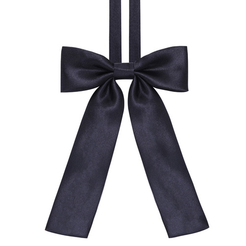 Streamer long handle bow tie sailor suit bow jk solid color female Japanese fashion college style uniform accessories