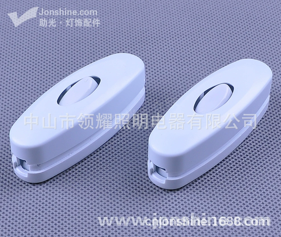 Провод в японском стиле специальный Сертификация PSE 8S304 мягкий онлайн-полпути кнопочный переключатель Белый