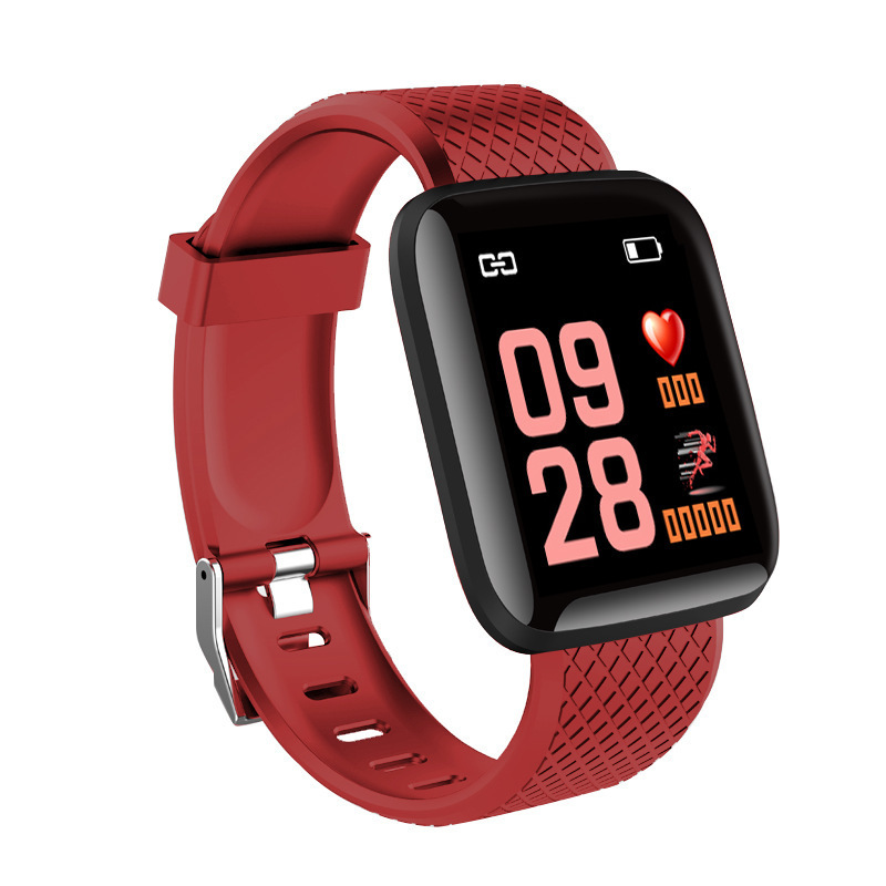 116plus Smart bracelet Color Screen D13 Heart rate and blood pressure detection message reminder Bluetooth cross-border wholesale foreign trade undefined