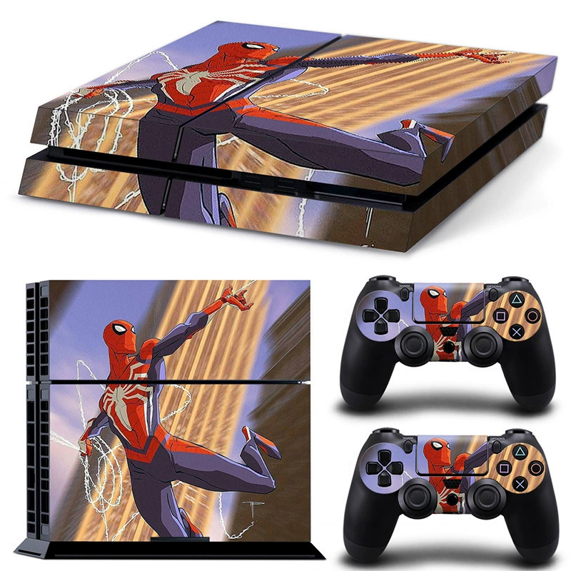 Дропшиппинг PS41100/1200 наклейки PS4 мультяшные наклейки для Человека‑Паука, различные персонализированные игровые консоли