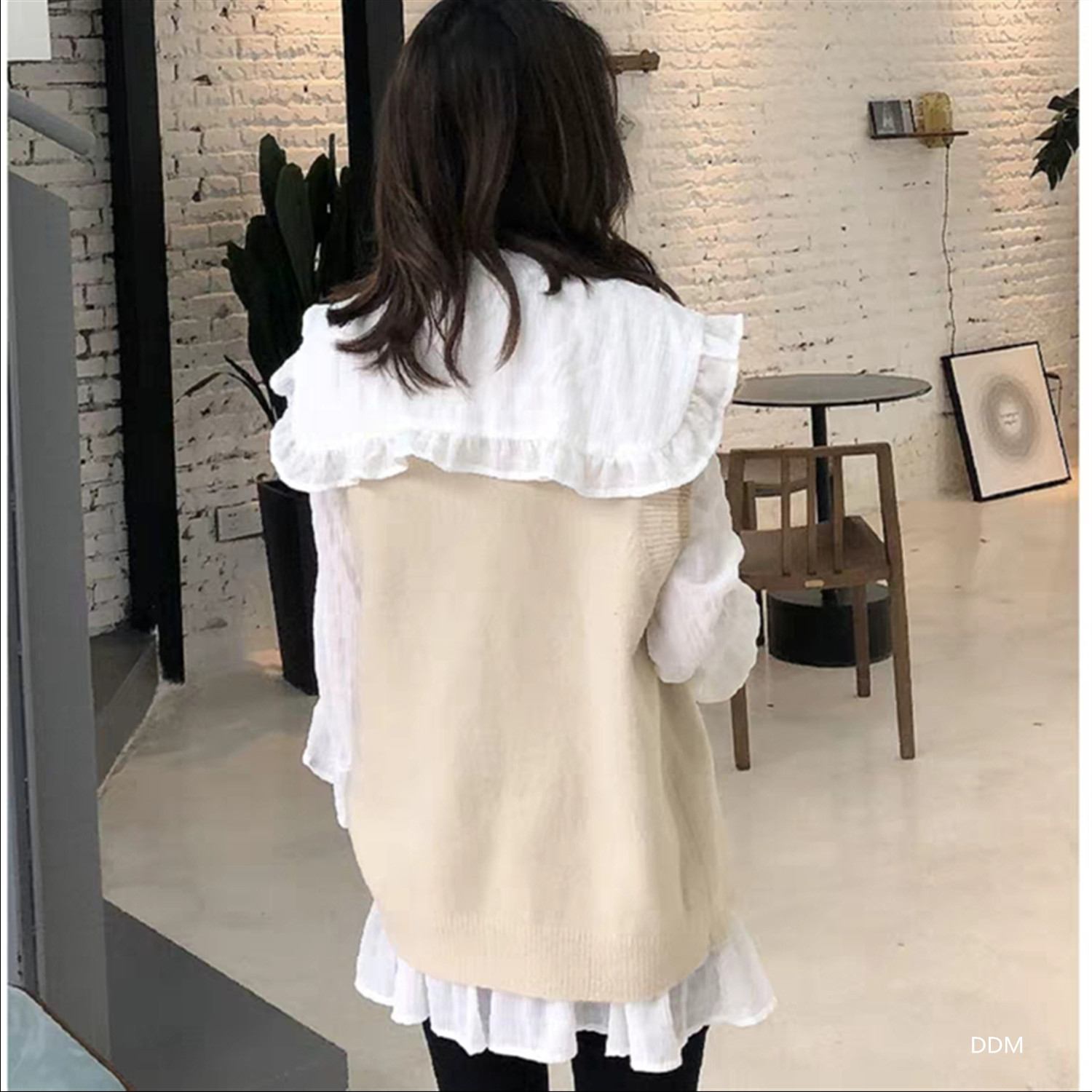 Gilet femme en Mouton cachemire - Ref 3316450 Image 22