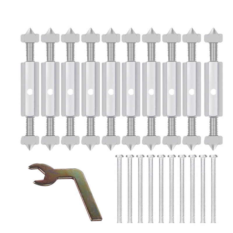 通用86型开关暗盒底盒损坏修复器接线盒多功能补救撑杆10只装金属|ms
