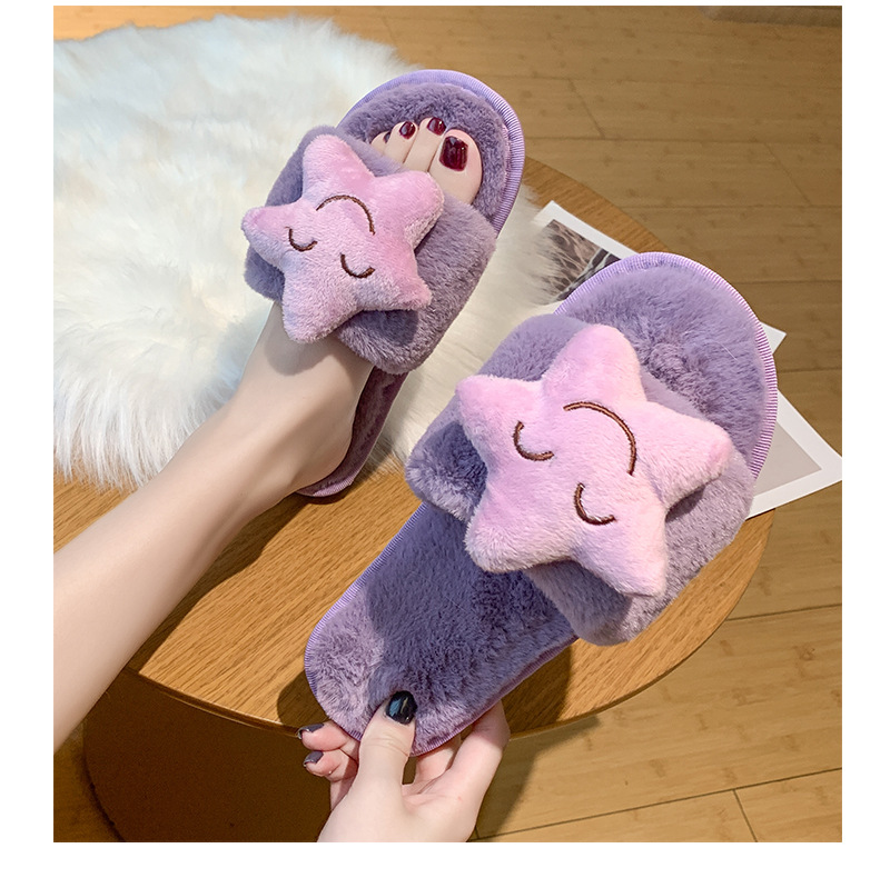 new autumn winter cotton non-slip plush slippers  NSPE13420