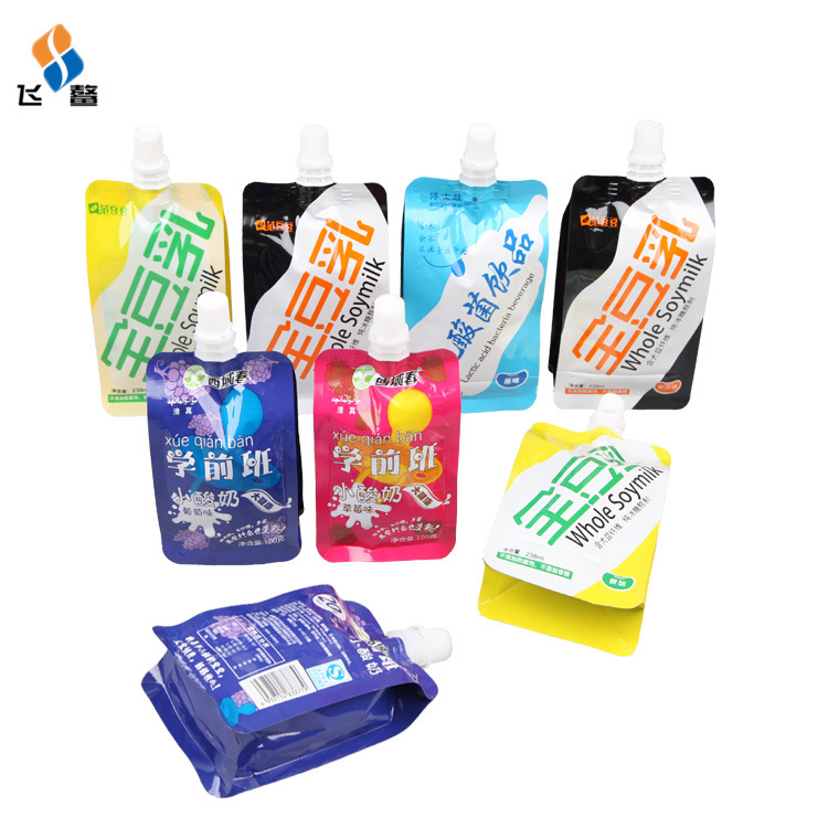 吸嘴袋、八边封自立袋、121℃蒸煮袋、豆浆袋、铝箔袋