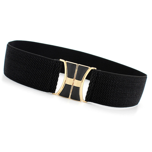 Decorative bow, versatile girdle with skirt, women's leaf buckle elastic belt, slim fit and elastic, five styles