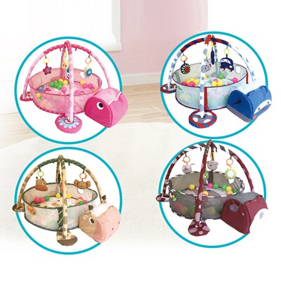 婴儿多功能海洋球围栏健身架 宝宝爬行垫健身架 跨境亚马逊玩具