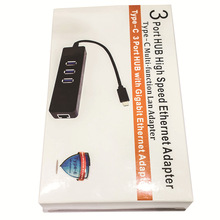 ���Type-Cǧ�׾W��+3.0 USB HUB 3�� USB 3.1 TYPE-C�DRJ45�W��