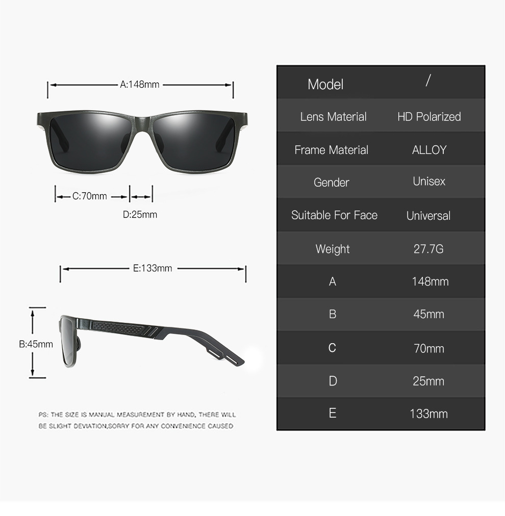 Lunettes de soleil XINGYU en Magnésium d aluminium - Ref 3365311 Image 18