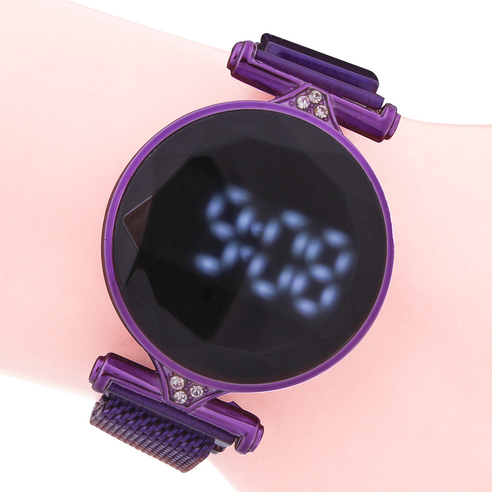 New Student Watch Cool Korean Led Watch Touch Screen Electronic Watch Suction Stone Touch Screen Watch display picture 1
