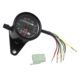 Motorcycle retro modified small meter/LED two-color 70 retro odometer monkey meter with indicator light