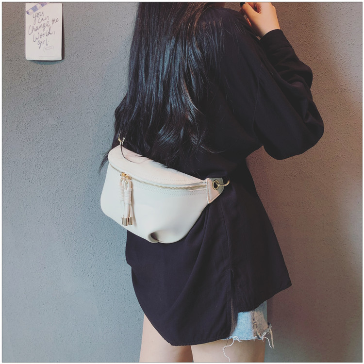 fashion trendy simple messenger waist bagpicture1