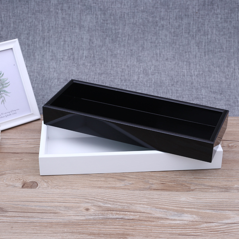 40*15*5烤漆托盘收纳软装家纺装饰道具 密度板材质现货|ms