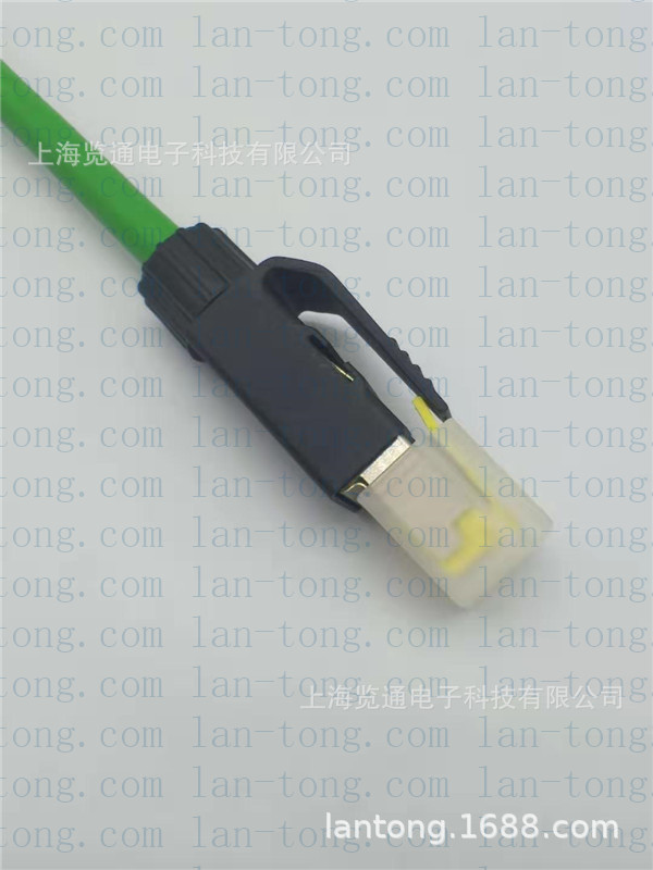 4芯EtherCAT网线头水晶接头RJ45工业直插头_PROFINET接插头RJ45-阿里巴巴