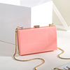 Box, small bag, fresh one-shoulder bag, chain, 2023 collection, Korean style, chain bag