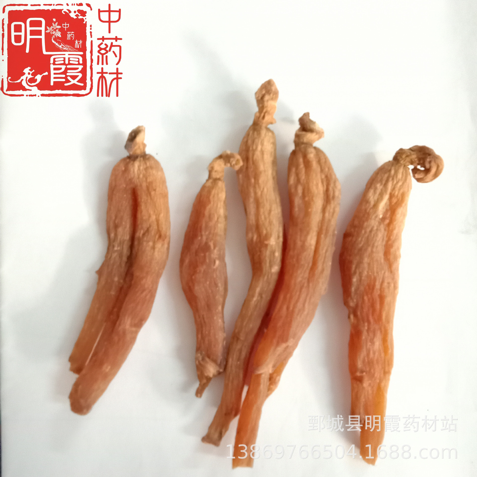 明霞药材无糖【红参】1000克 批发零售 产地供应