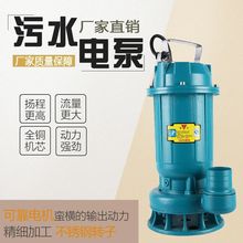 家用小型污水泵化粪池污水污物排污泵高扬程无堵塞农用灌溉抽水泵