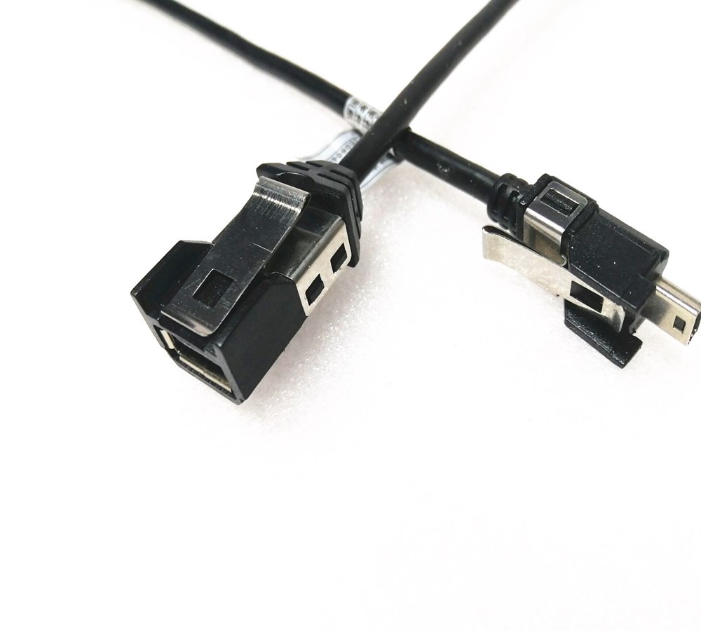(2개) 낙하 방지 카드가 포함된 범용 자동차 후면 USB 케이블