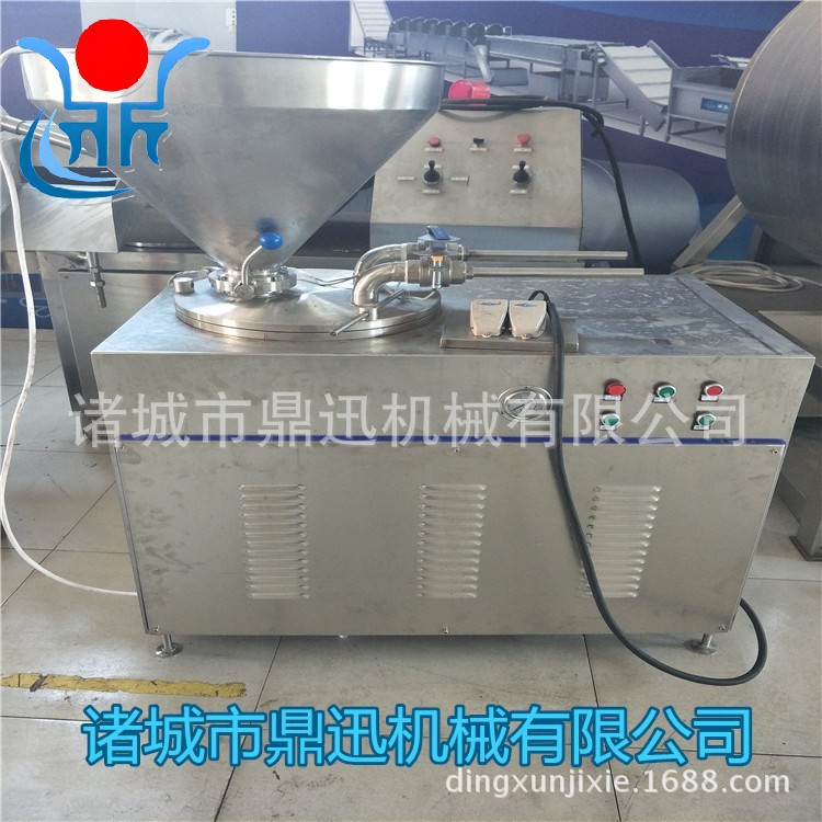 厂家供应全自动脆皮肠灌肠机 不锈钢灌肠机 大肉块灌肠机