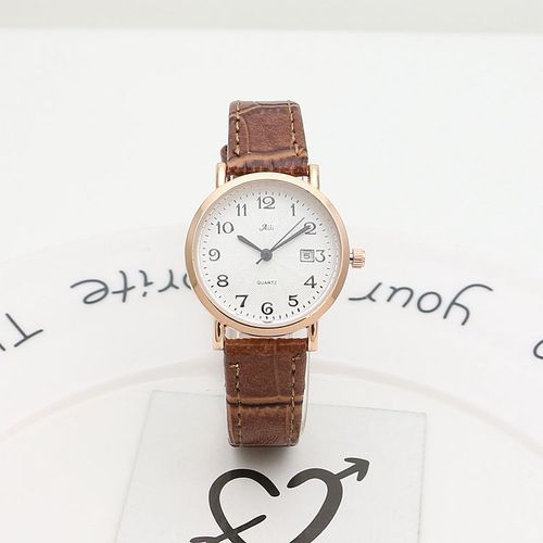 College style calendar female student belt watch Japanese and Korean fresh fashion trend ladies quartz watch wholesale