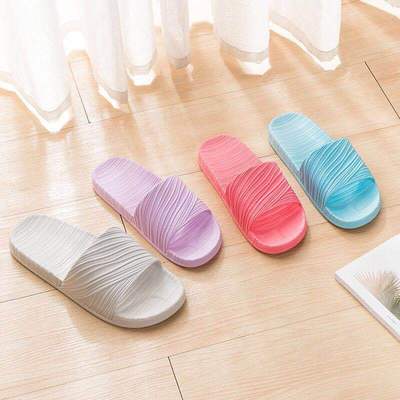 summer Home Furnishing slipper indoor The thickness of the bottom non-slip take a shower Shower Room household lovers sandals  goods in stock