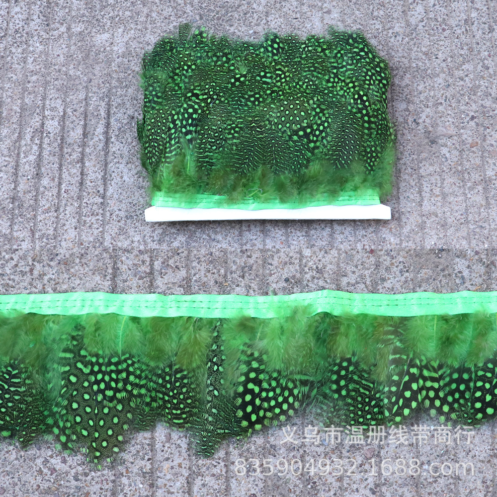 温册羽毛销售配饰珍珠毛布边多色可选 舞台演出配饰生产耳环配饰详情图9