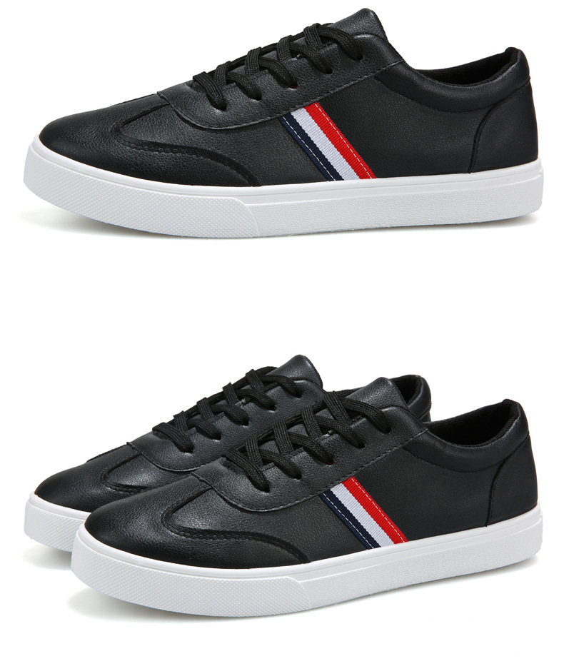 Baskets décontractées blanches homme chaussures basses tendance_voghion.com