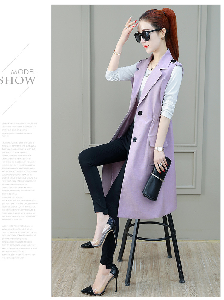 Gilet femme en Mélange de fibres chimiques - Ref 3317702 Image 30