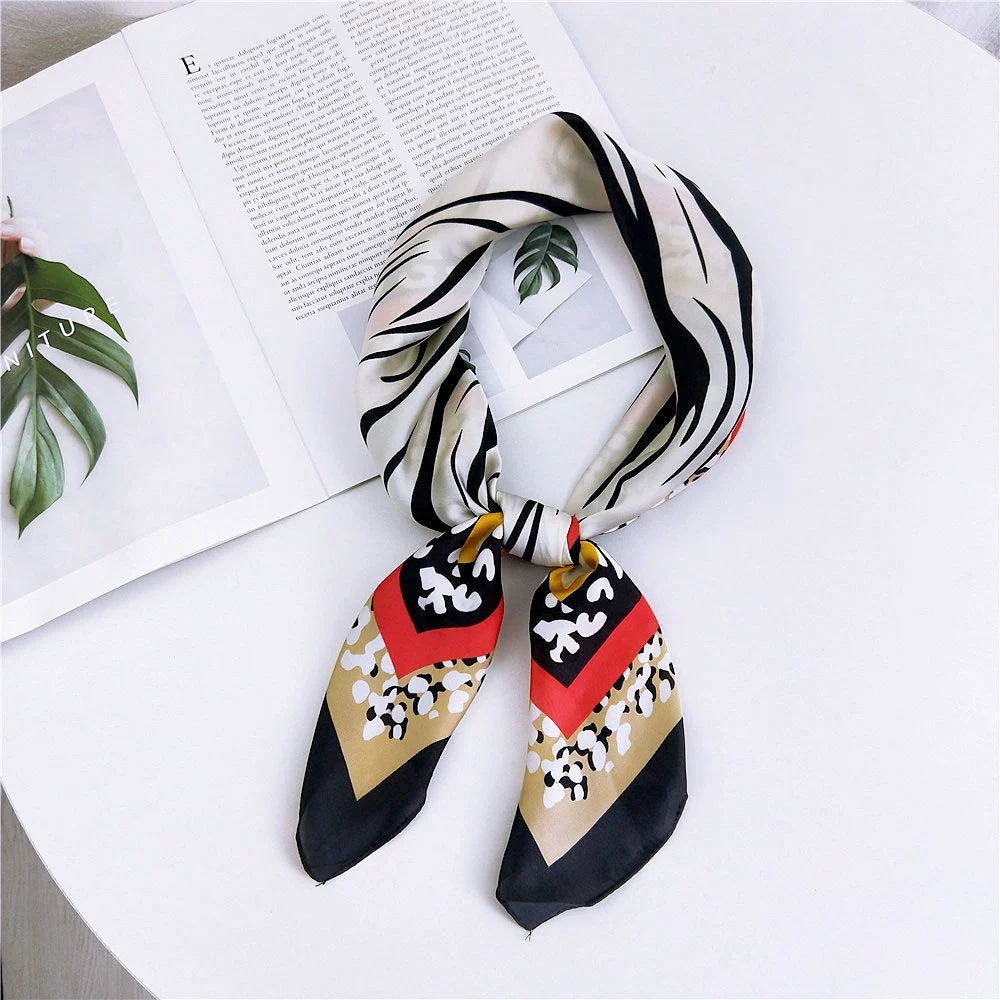 Universal demi-season scarf, thin neckerchief