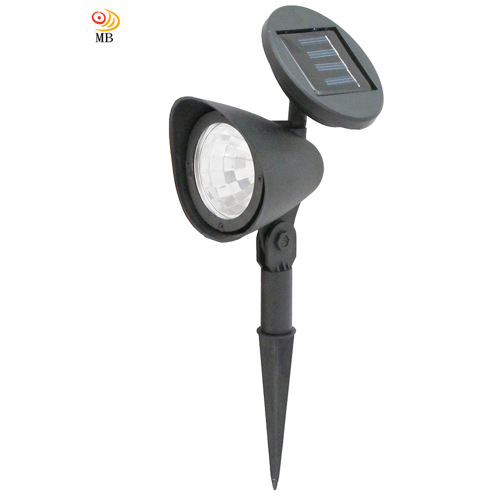 陆明可调多晶硅太阳能灯自动充电光控3LED庭园灯草坪灯插地灯5011|ru