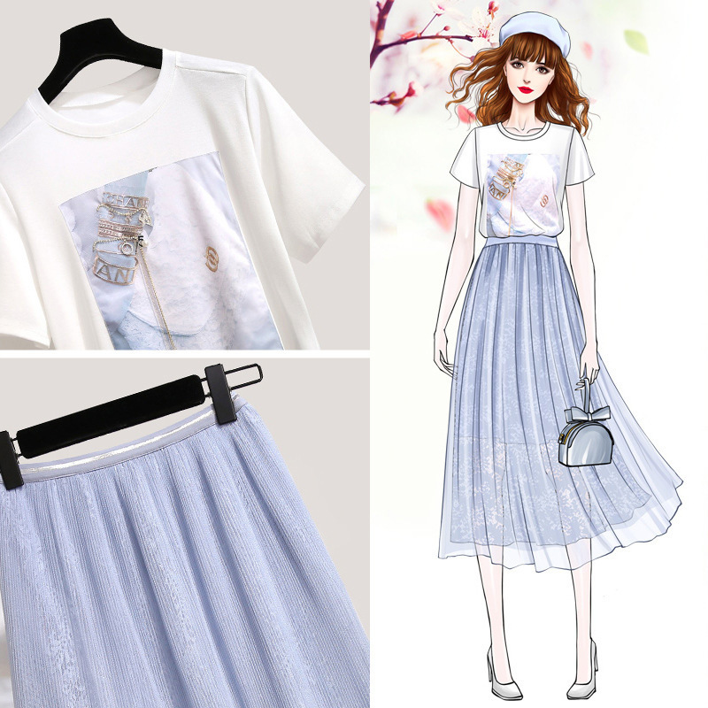 Costume femme en Mélange de coton - Ref 3335499 Image 8