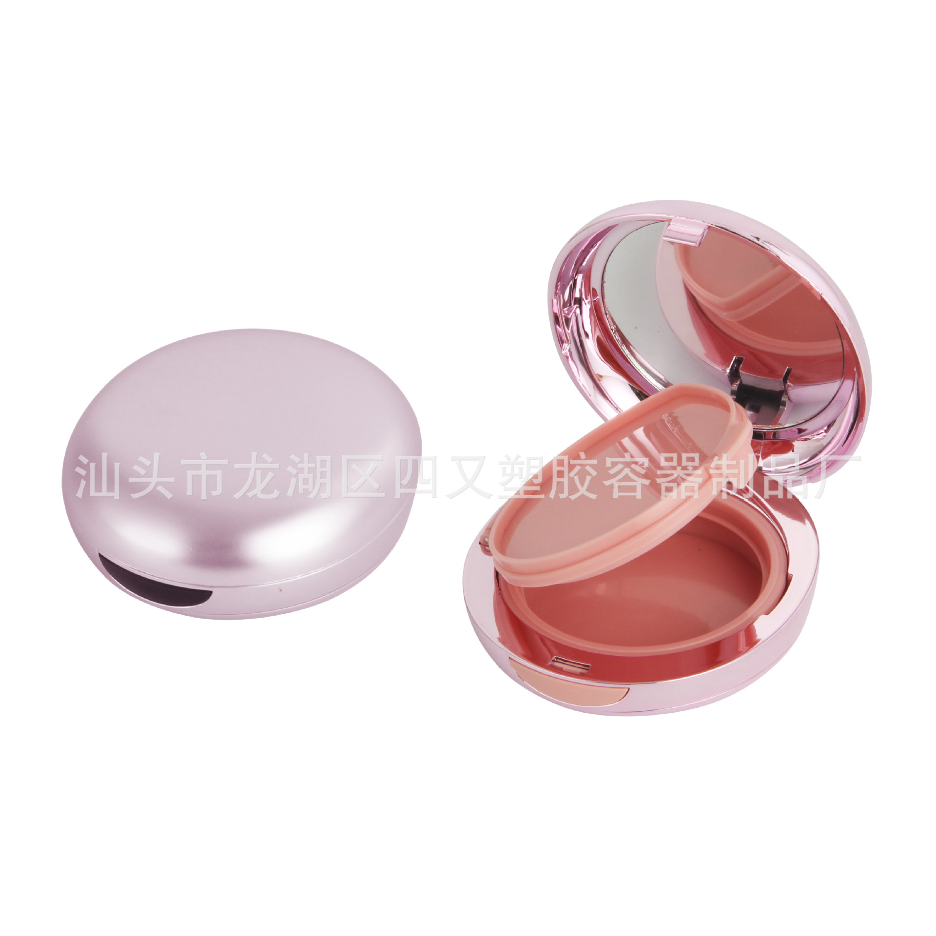 双层气垫盒包材 双层气垫盒粉盒粉饼盒  彩妆包材  厂家直供