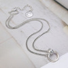 Fresh chain for key bag , accessory, necklace, wholesale, silver 925 sample