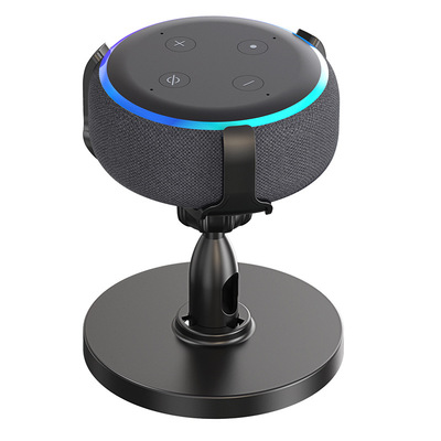 360度Table Holder for Amazon亞馬遜 Echo Dot 3rd With a Clock