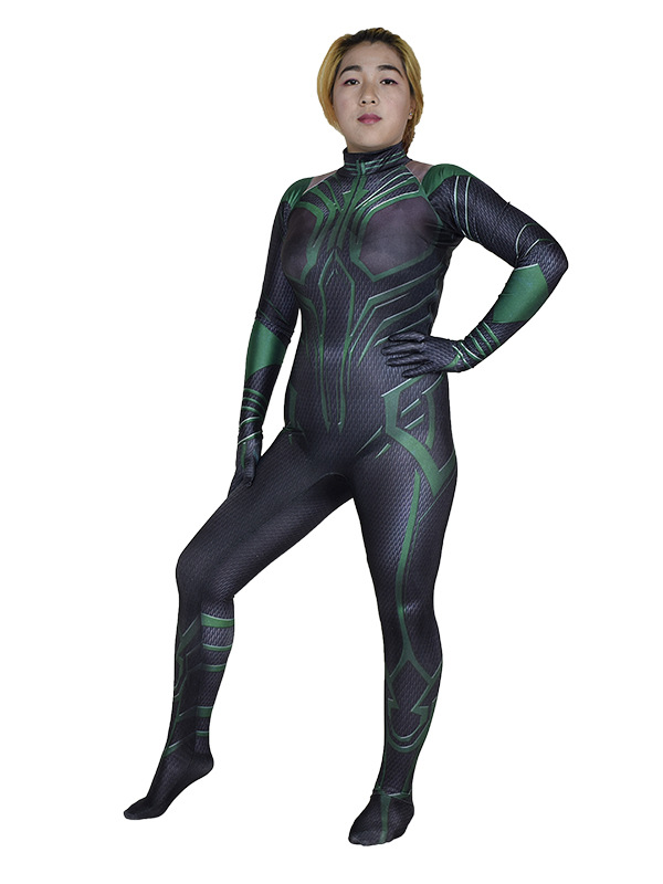 跨境货源 雷神.海拉Hela cospaly 连体紧身衣万圣节zentai套装
