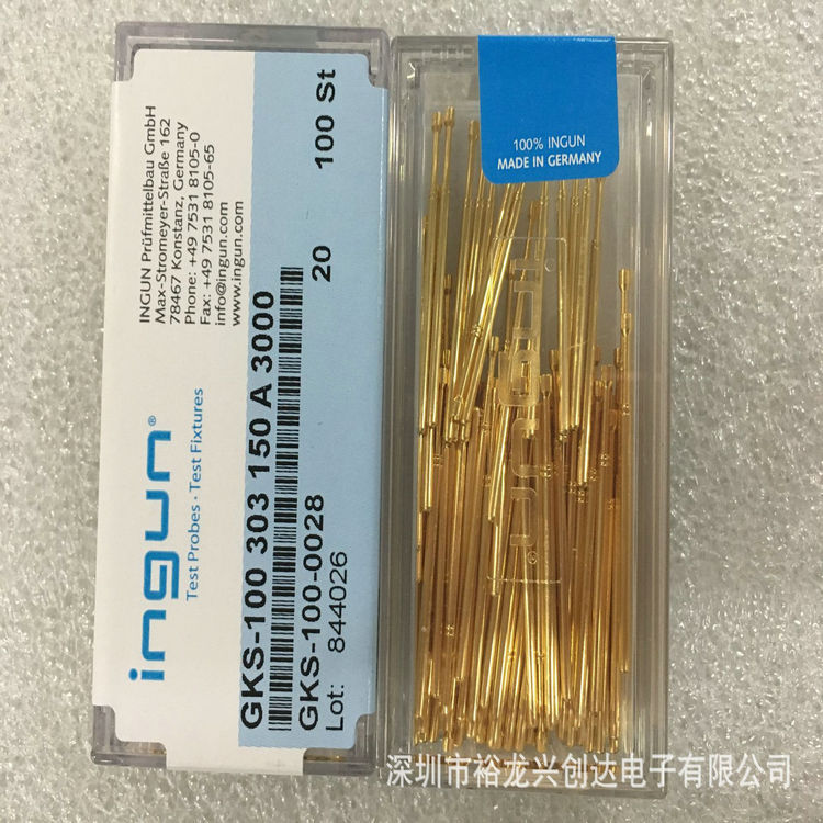 原装正品德国INGUN探针GKS-100 303 150 A3000杯型头测试针