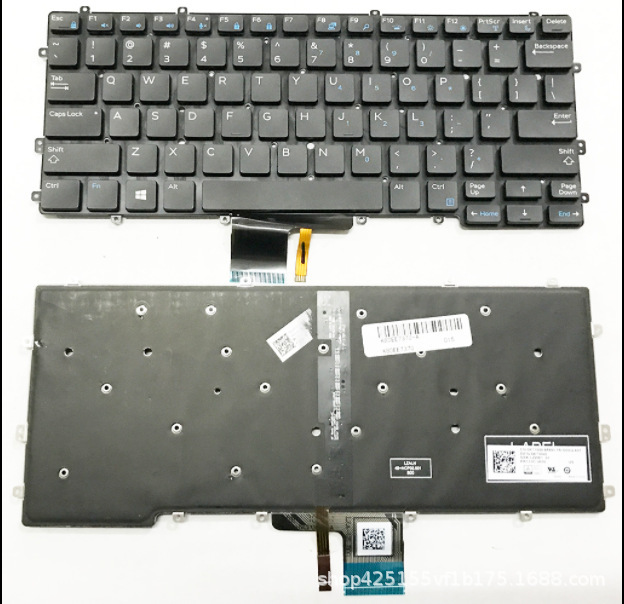 For DELL Latitude E7370 7370 13 7000 13-7370 keyboard with backlight