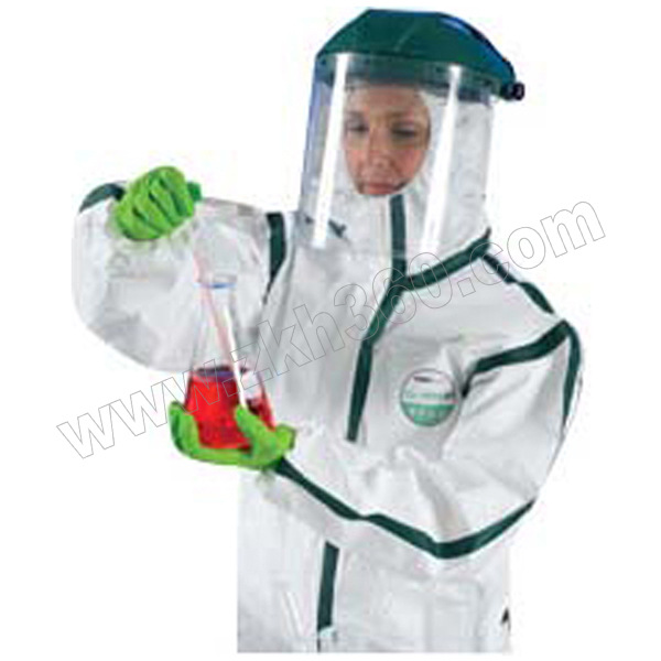 MicroMax TS带帽连体防护服LAKELAND/雷克兰AMN428ETSS 白色