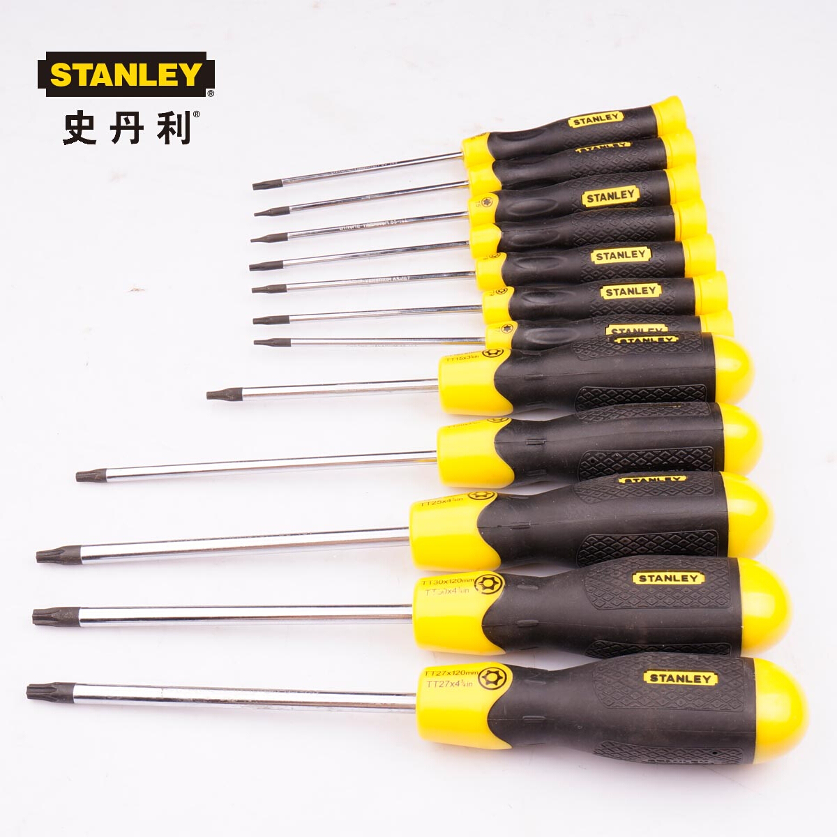 胶柄花形螺丝批,T6×80mm