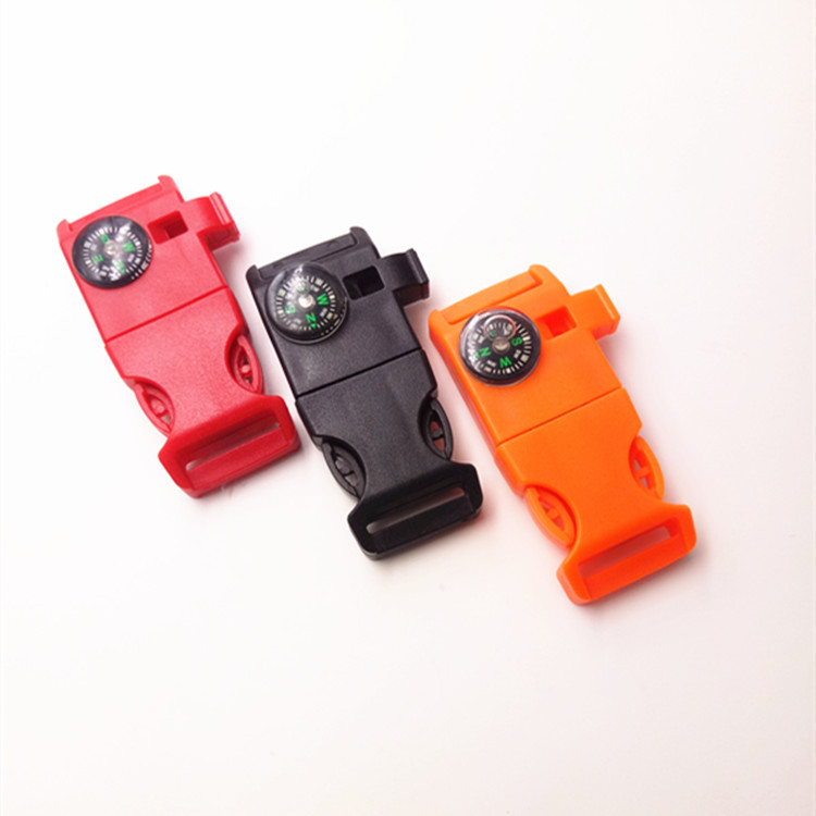 Whistle with clasp, travel plastic lighter