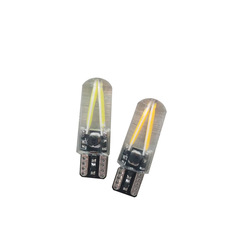 LED car light, filament T10, silicone version, constant current, non-polarized, 8-28V, width indicator light, reading light